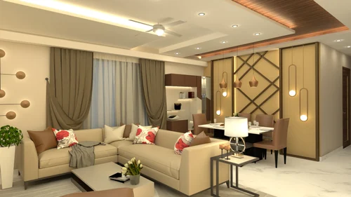 living room and hall designer in thrissur