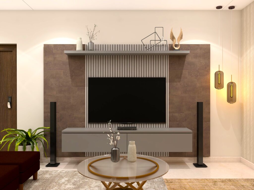 tv unit interior designer in thrissur
