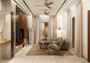 modern living room interiors in thissur