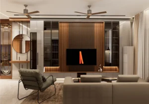 modern living room designer in thrissur