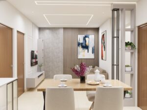living room interiors kozhikode