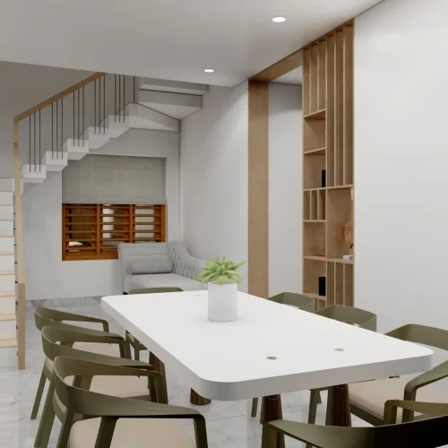 dining area interiors in kerala