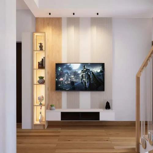 hanging tv unit designer thrissur