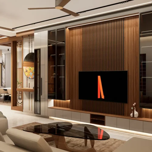 modern living room designs in thrissur