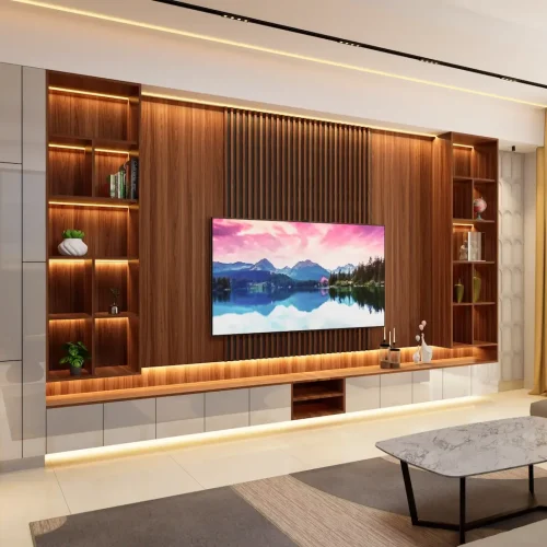 tv unit interior designer thrissur 90ok